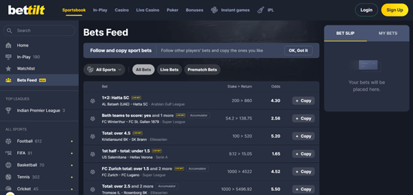 Bettilt Indias sports betting