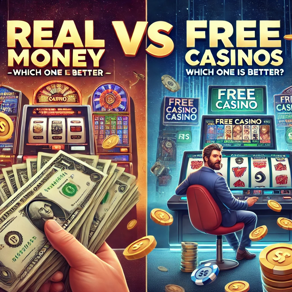 Real Money vs. Free Online Casinos